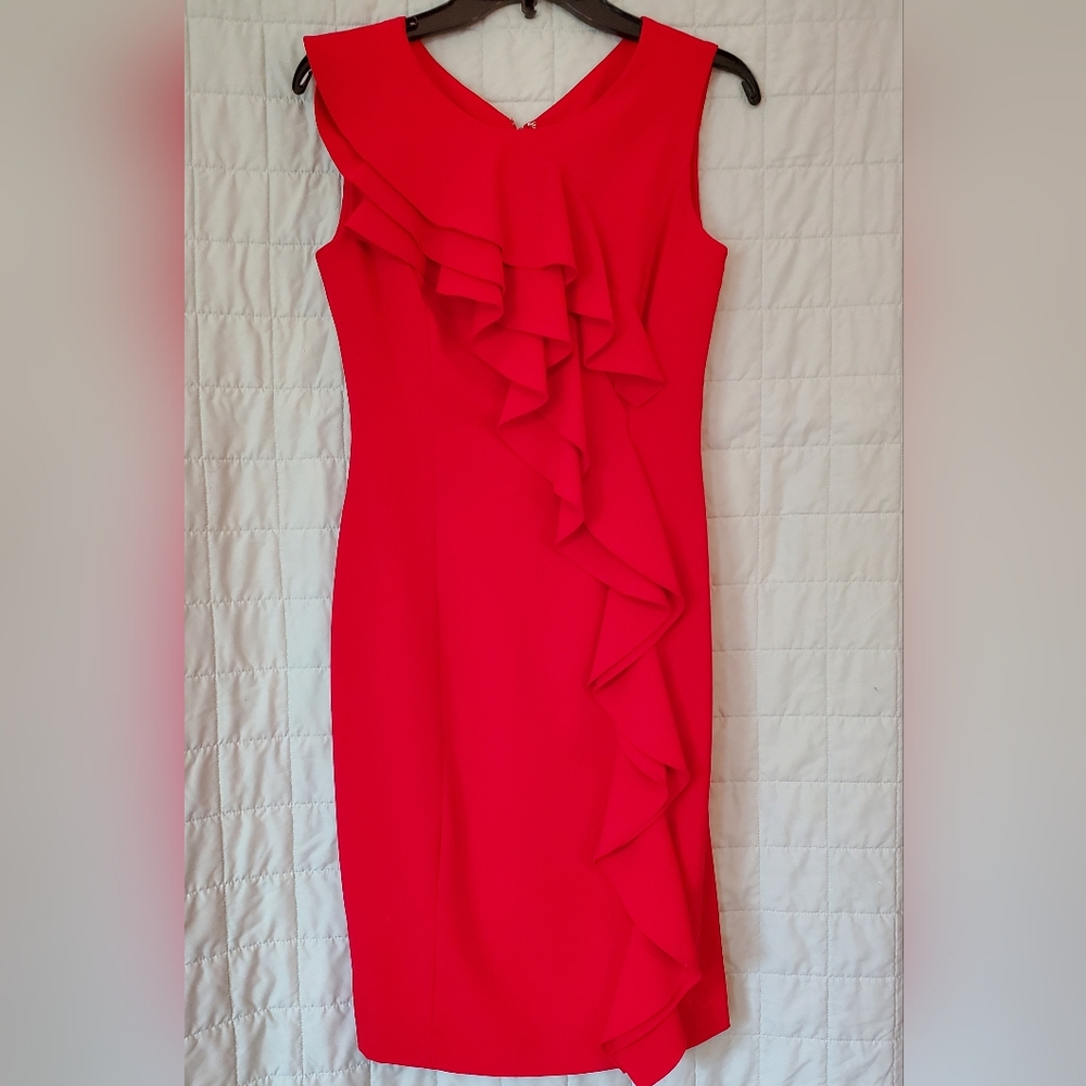 Calvin Klein red dress